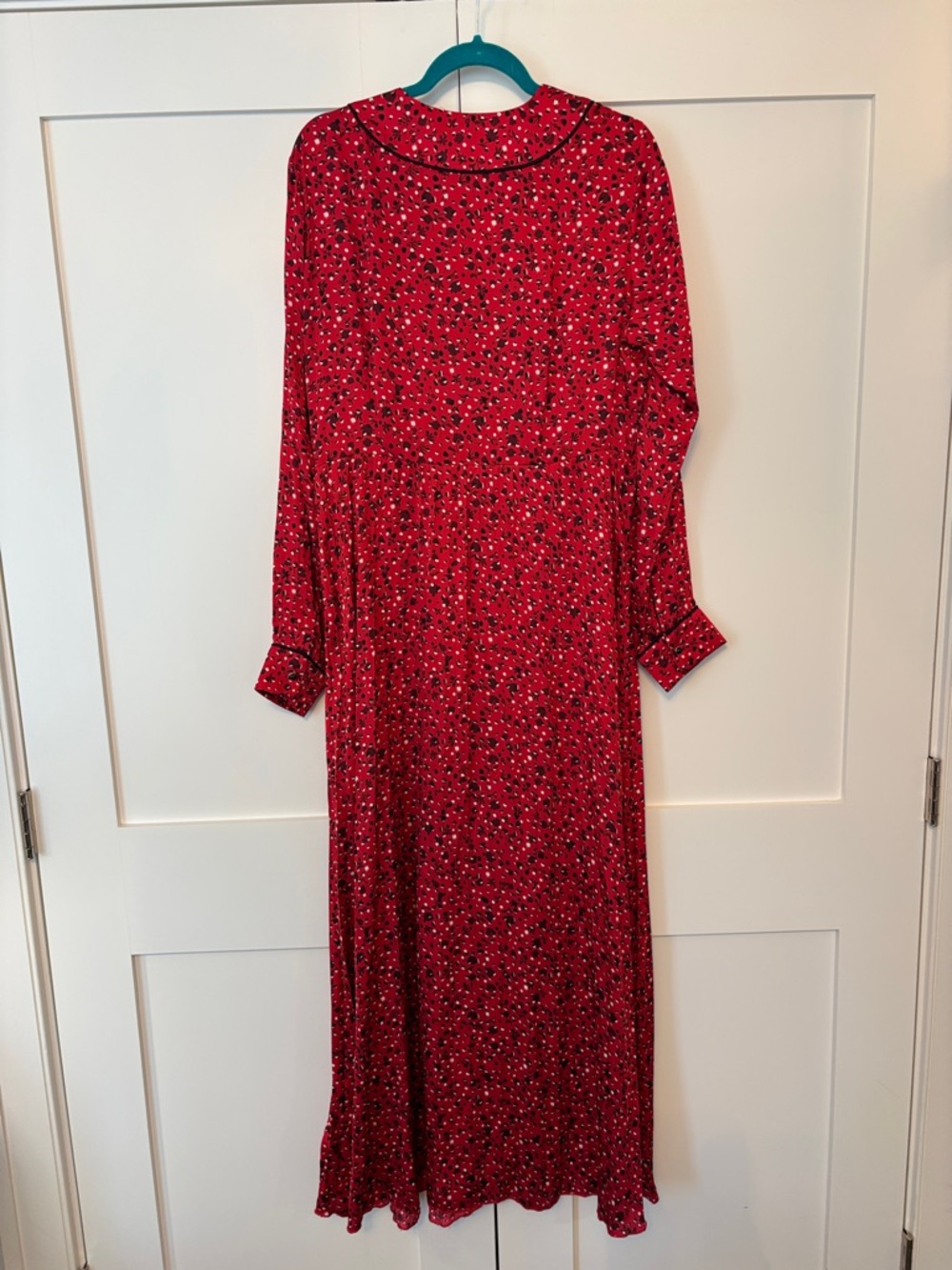 Scotch & soda Red Floral Long Sleeve Dress - Picture 6 of 9